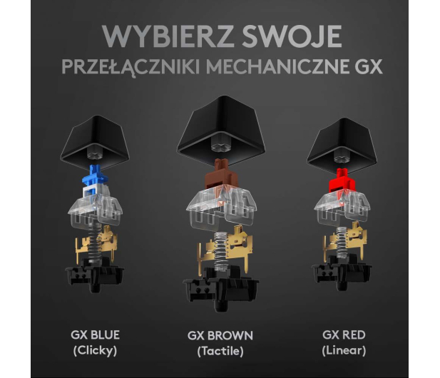 Logitech G513 Carbon GX BLUE - 640444 - zdjęcie 7